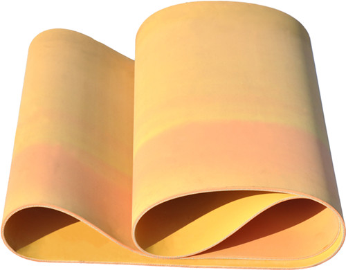 Seamless conveyor belt of dense bag machine